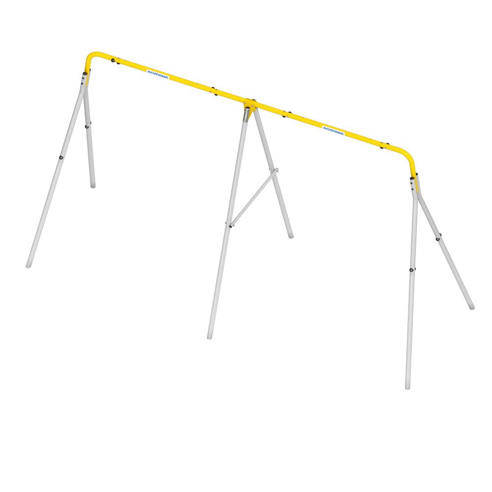 ROMANA Каркас для качелей (желтый/серый)(двойные)(без качелей)