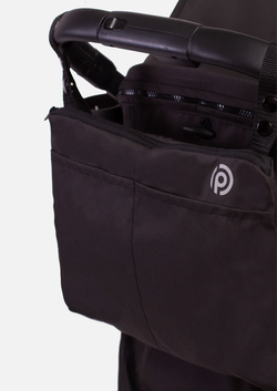 Peppy Коляска прогулочная Polo 2.0 (silver black) хром рама, сумка
