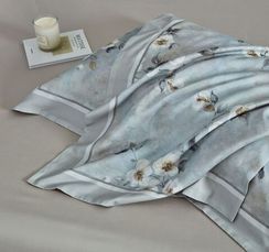 Постельное белье  Asabella 2201 фланель, тенсель с хлопком