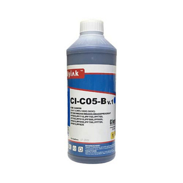 Чернила MyInk CI-C05-B для CANON imagePROGRAF W7200/iPF8400/iPF6400 (BCI-1411C, 1л, Dye) cyan