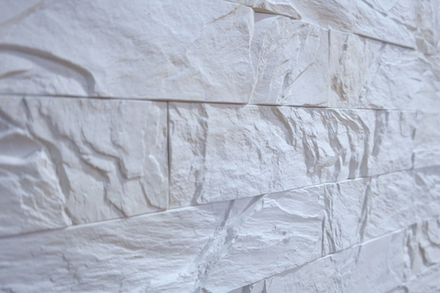 Декоративный камень "Каменный Кирпич" белый арт: КирпКам 001