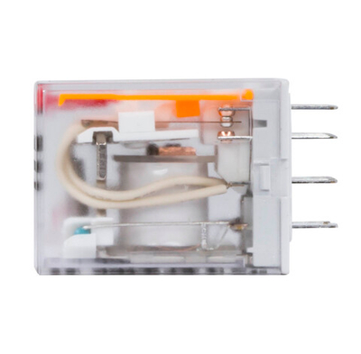 Реле миниатюрное промышленное общего назначения, 2CO, ком. ток 10А, AgSnO2, напряжение 12V AC, опция: светодиод