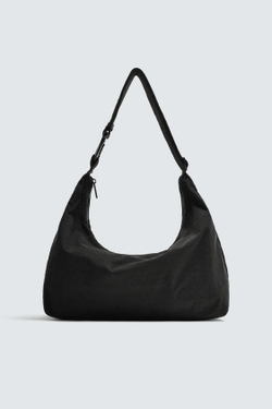 ZARA НЕЙЛОНОВАЯ СУМКА, ЧЕРНЫЙ