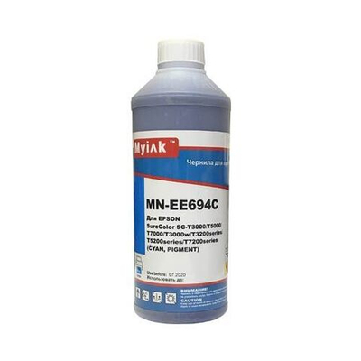 Чернила для EPSON (T6942) SC-T3000/T5000/T7000/T3200/T5200/T7200 (1л, cyan, Pigment) EE694C MyInk