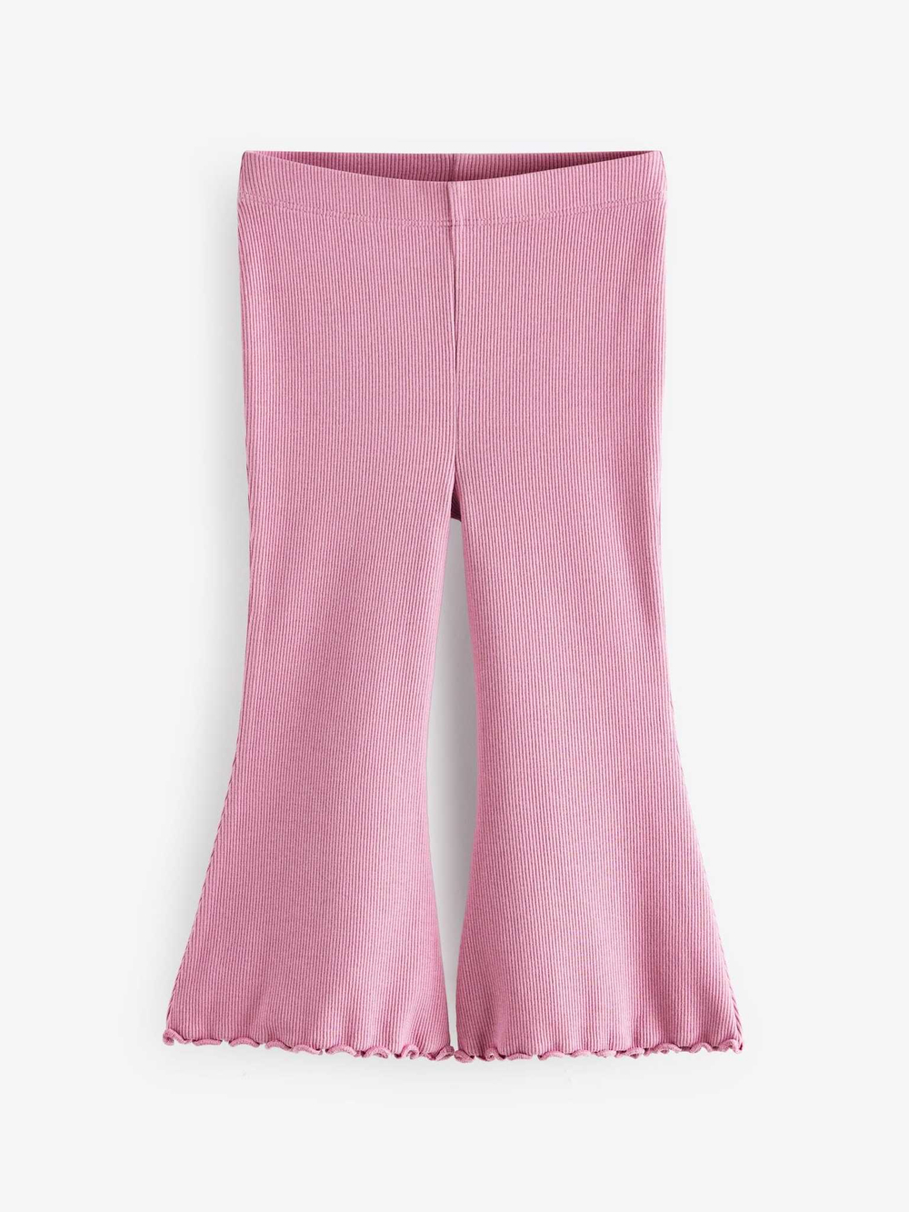 Легинсы-клеш для девочки Next E65-385, 3 шт., Розовый, Молочный, Темно-серый