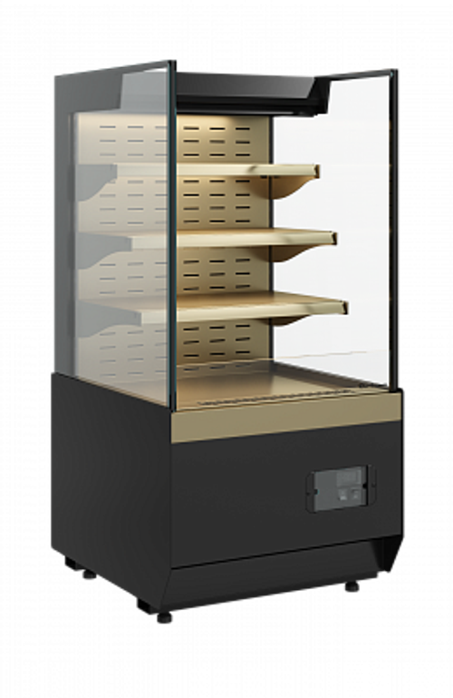 Кондитерская витрина Carboma KC70 VM 0,6-2 STANDARD открытая, горка ПРЯМАЯ БОКОВИНА (версия 2.0) (Cube 2)