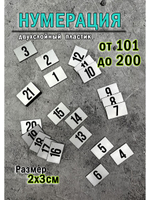 Нумерация гардеробная 101-200