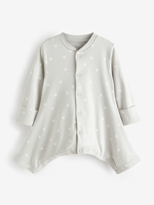 Боди с длинным рукавом для малышей с дисплазией тазобедренного сустава Next N45-122, 3 шт., Белый, Серый