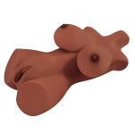 Коричневый мастурбатор-торс 44,5х21,6см вагина и анус PipeDream PDX Plus Perfect 10 Torso Brown RD61429