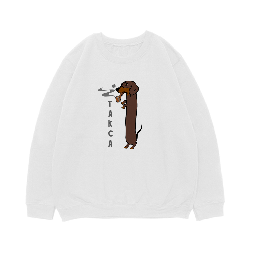 Свитшот "Такса курит"