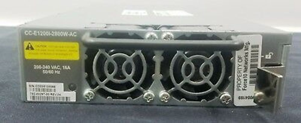 Блок питания Dell Hot Swappable Force10 2800W Power Supply CC-E1200I-2800W-AC