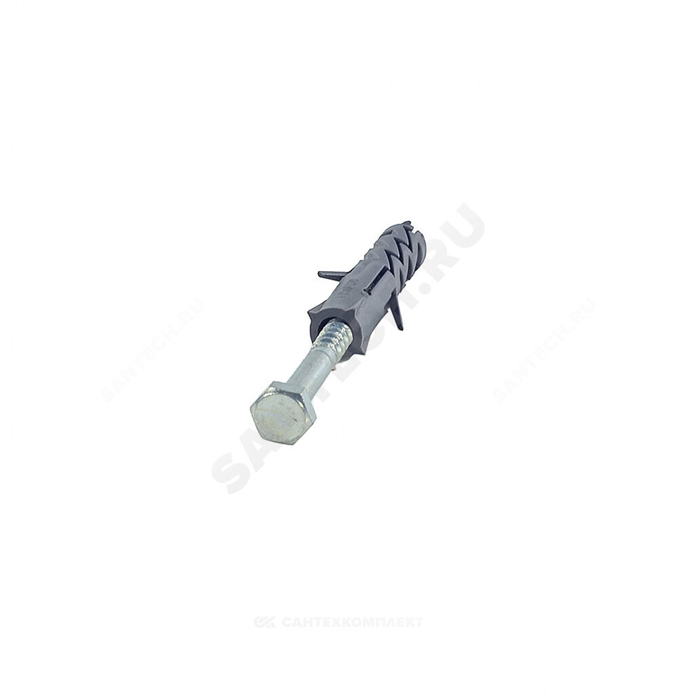 Шуруп с шестигранной головкой D6х60/10х50 с дюбелем