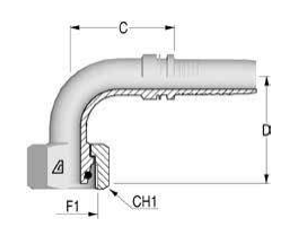 Фитинг DN 25 DKO-S (Г) 36x2 25 (90)