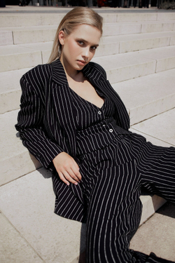 ПИДЖАК OVERSIZE ЧЕРНЫЙ