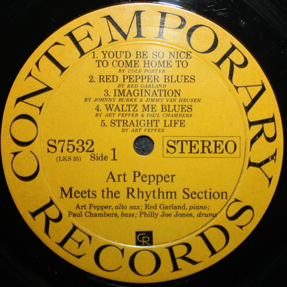 Art Pepper / Art Pepper Meets The Rhythm Section (LP)