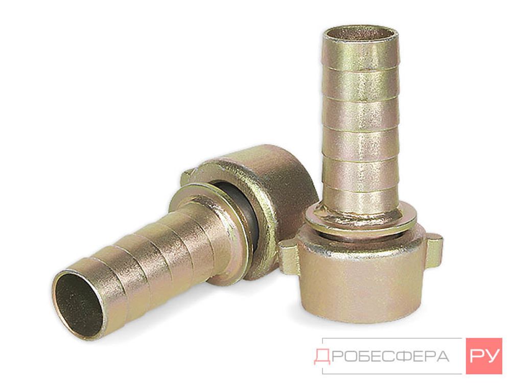 Штуцер 1.1/2&quot; х ёлка с гайкой RD 55х1/6&quot;