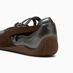 PUMA Женские кроссовки-балетки Speedcat Lux, шоколадный