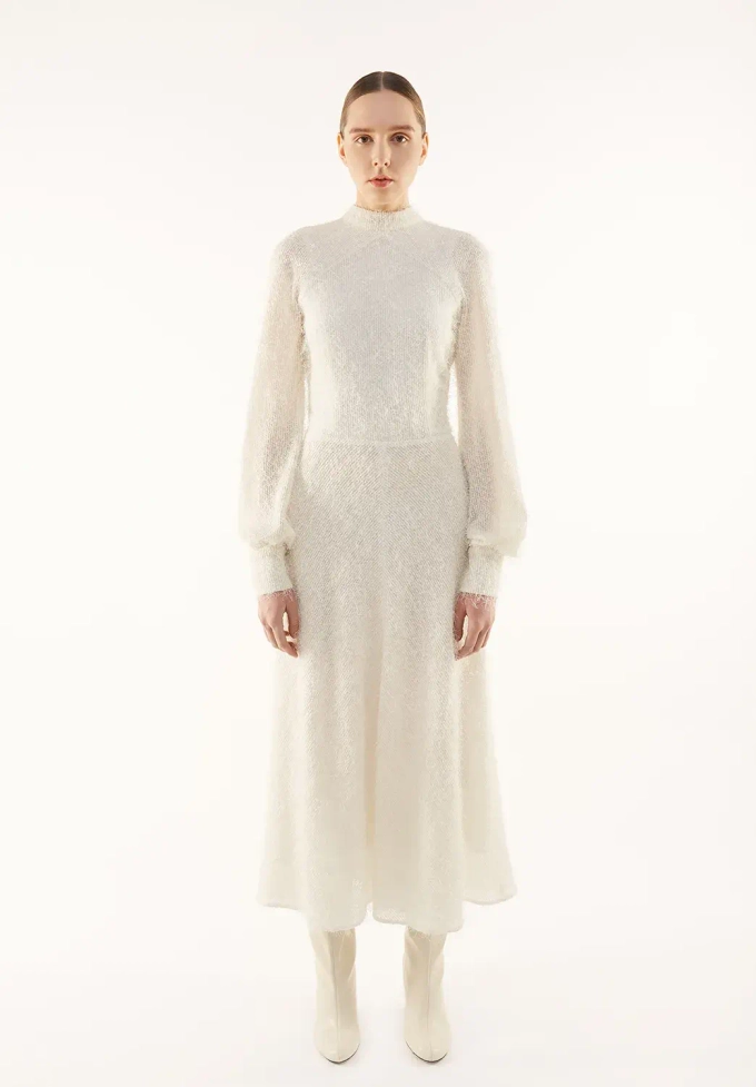 Платье «Пушистик», молочный