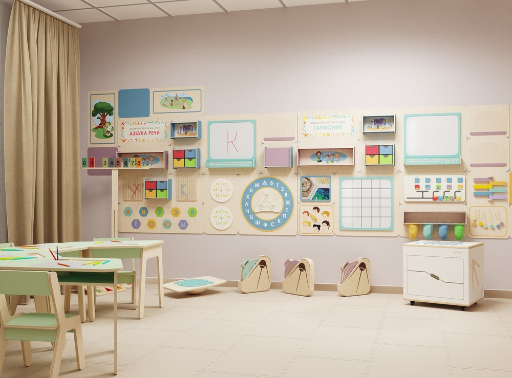 Комплект оборудования для универсального кабинета Логопеда и Психолога 20 м²