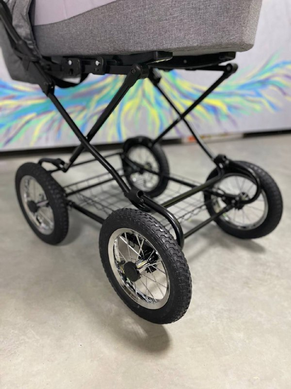 Коляска  MARIO CLASSIC (2 в 1) (RIKO BASIC) 10 серый