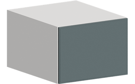 Кухня Модуль ШВГ 510 Графит / Бирюзовая мята