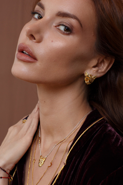 Подвеска с богиней "Бастет", серебро