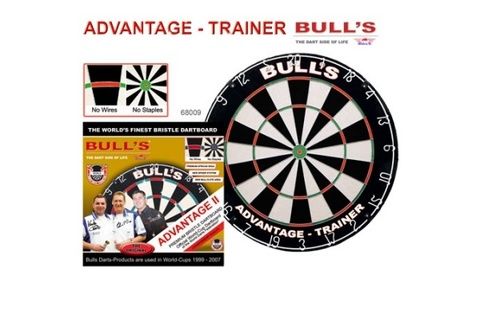 Мишень для дартса Bull’s Advantage Xtra Trainer, сизаль, бесскобная, тренировочная  (артикул 68009)