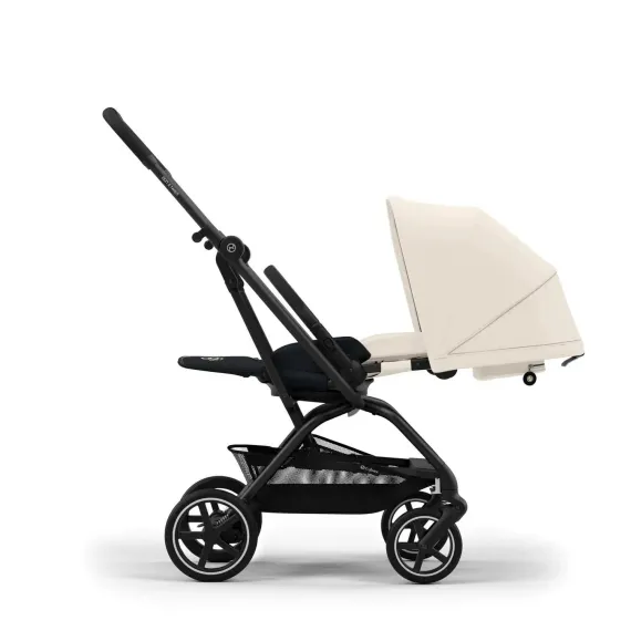 Прогулочная коляска Cybex Eezy S Twist Plus 2 BLK Canvas White