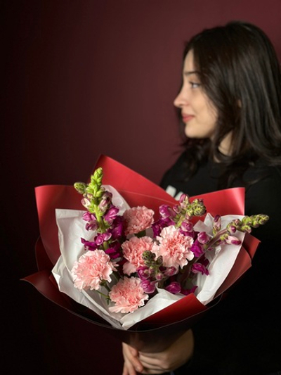 Дуо букет «Алые грезы»