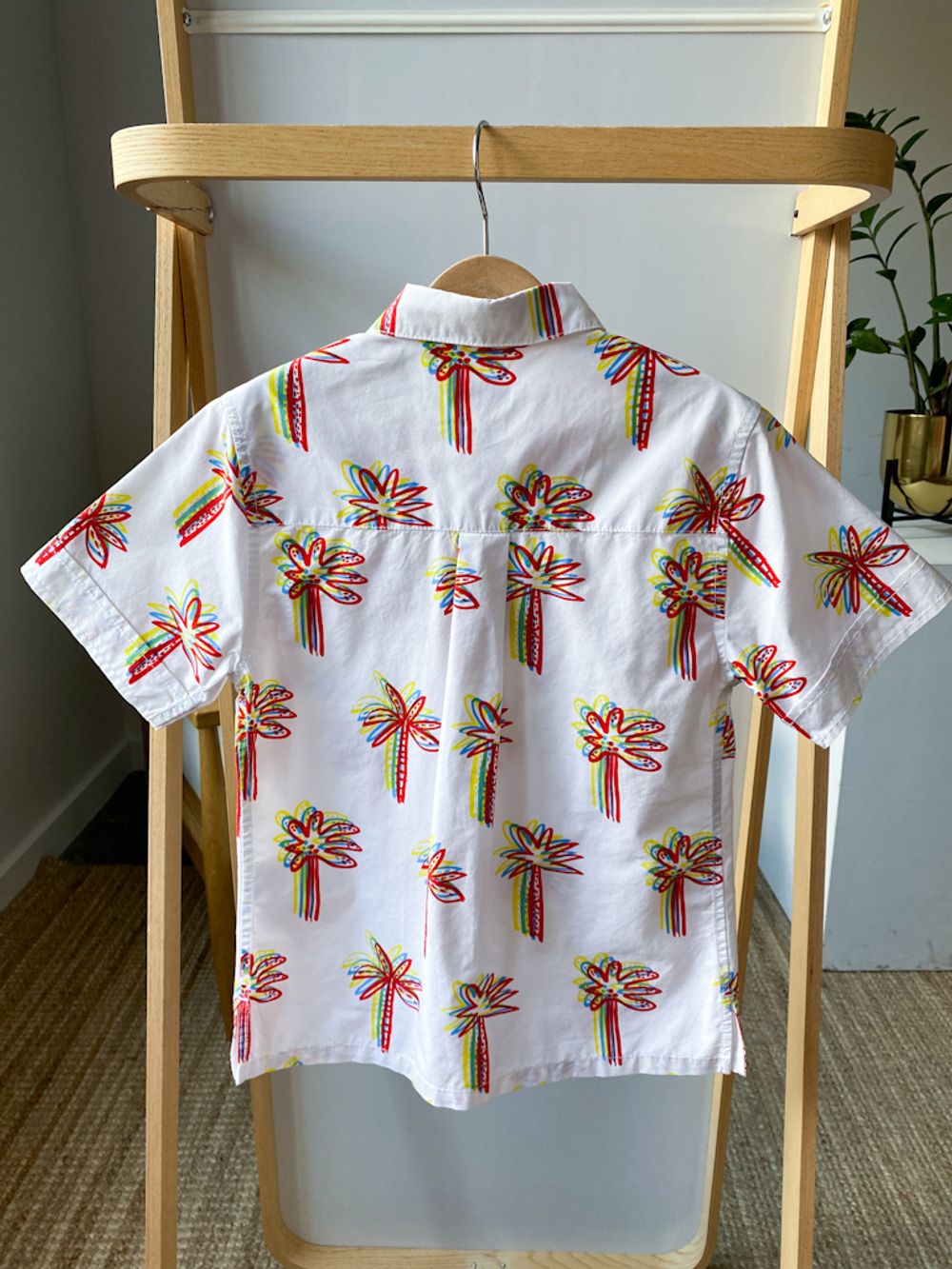 Новая хлопковая рубашка Stella Mccartney, 128