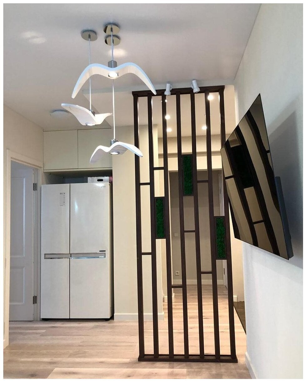 Дизайнерская перегородка из Сосны 40х70мм