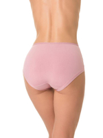 Трусы с высокой линией талии из бамбукового полотна (Размер: XL) (Цвет: бежевый)