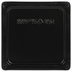 Коробка протяжная ЭРА Y-995-150-150-100-31 металлическая У-995 без уплотнителя 150х150х100мм черная IP31 | Коробки протяжные металлические