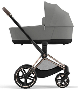 Коляска Cybex Priam IV Rosegold complete и автокресло Cloud G i-Size Ocean Blue Plus 3 в 1 Mirage Grey