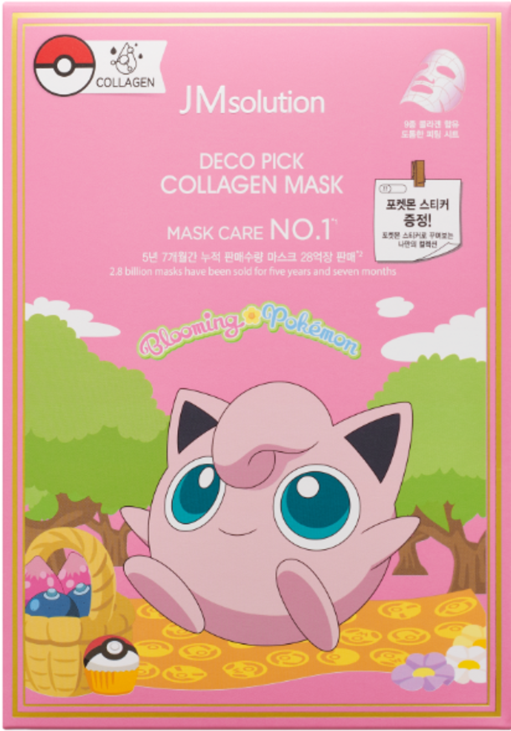 JMSOLUTION - МАСКА ТКАНЕВАЯ С КОЛЛАГЕНОМ DECO PICK COLLAGEN MASK, 30 МЛ