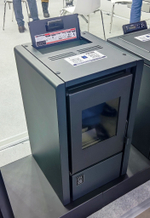 Воздухогрейный пеллетный камин ZOTA A6H13 black