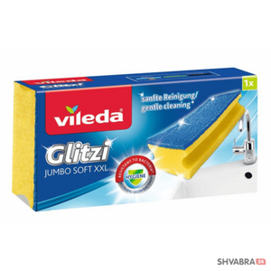 Губка для ванной Виледа Глитци Джамбо (Vileda Glitzi Jumbo Soft XXL)