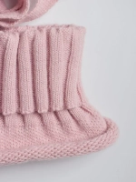 Зимняя шапка для девочки и снуд