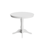 Стол деревянный PRODUS 1, цвет белый матовый