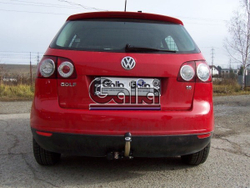 Фаркоп оцинкованный Galia A038A для Audi A3 2003-2008: хетчбек 3 двери, VW Golf V, VI, Plus хетчбек 3/5 дверей 2003-2008, 2008-2013 (2WD только)(паспорт и сертификат в комплекте)(без электрики)