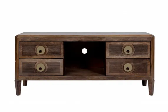 Тумба под ТВ Tepid из массива манго, 140х60 см