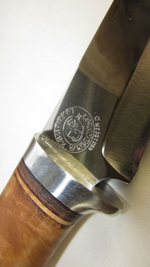 Охотничий нож НС-23А (40Х10С2М) гравировка, алюминиевые вставки (Златоуст)