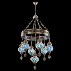 Citilux Каир CL419166 Люстра подвесная Мозаика Синяя