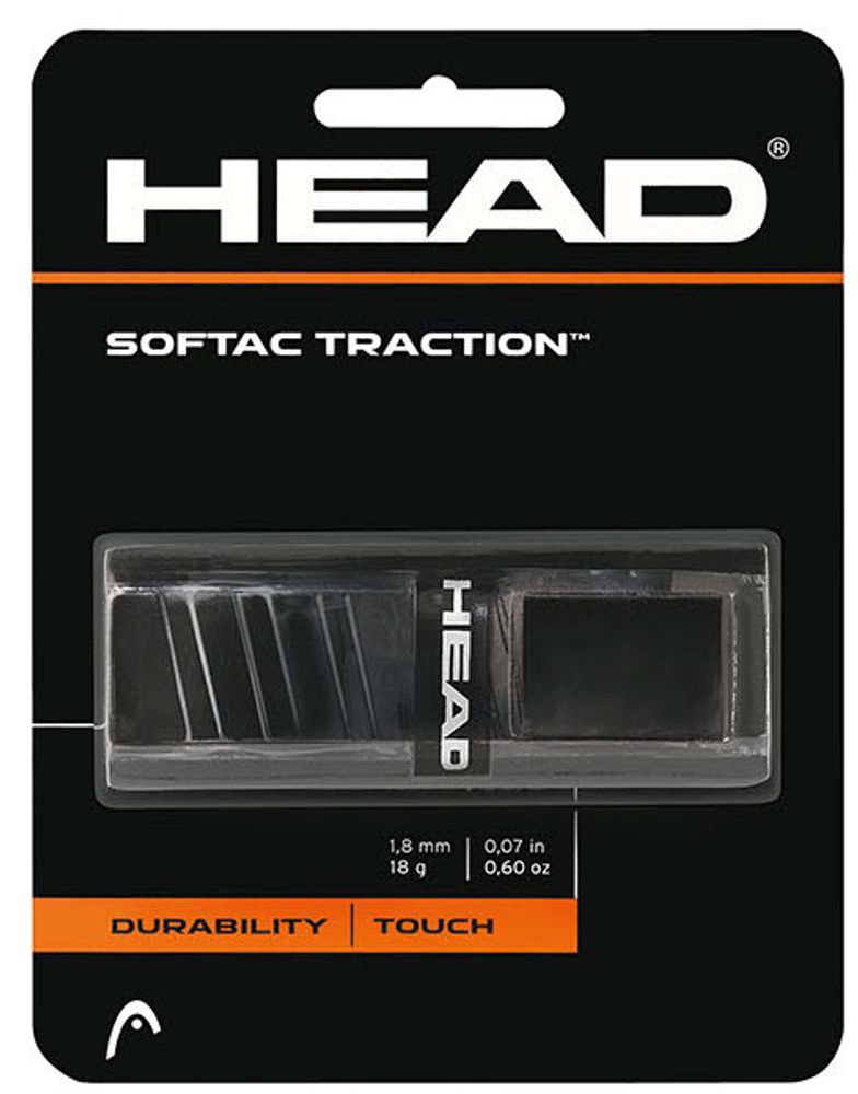 Теннисные намотки базовые Head Softac Traction black 1P