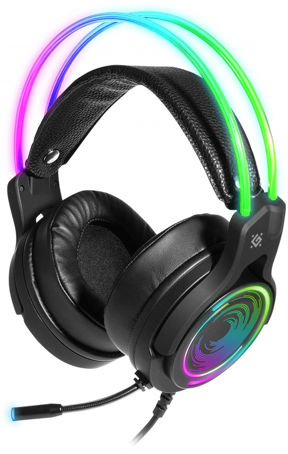 Наушники DEFENDER Cosmo PRO 7.1 RGB (USB) Black