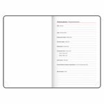 Ежедневник датированный 2025, А5, 138x213 мм, BRAUBERG "Favorite", под кожу, черный, 115762