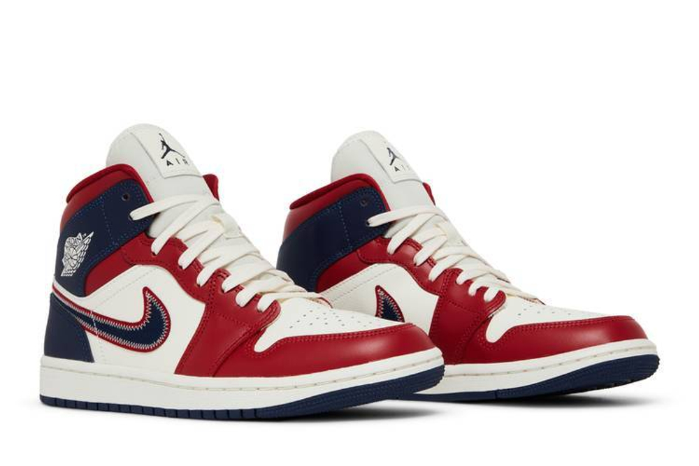 Кроссовки Jordan Air Jordan 1 Mid "Usa 2.0" (Женская размерная сетка)