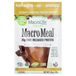 Macrolife Naturals, Macro Meal®, протеиновый порошок, со вкусом шоколада, 10 пакетиков по 45 г (1,6 унции)