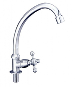 Смеситель для раковины/мойки 1/2 кер F4108 FRAP МОНО (выс.пов.излив, п/гайку, ХРОМ, силумин)