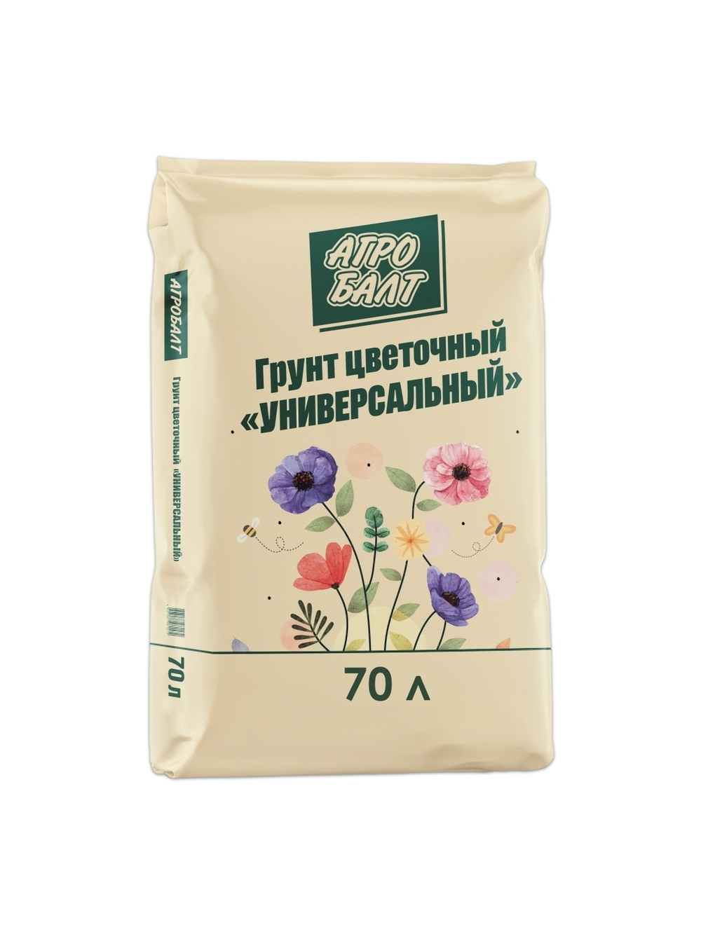 Грунт Цветочный АГРОБАЛТ 70 л
